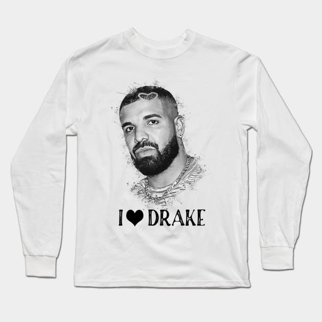 I Love Drake Long Sleeve T-Shirt by Yopi